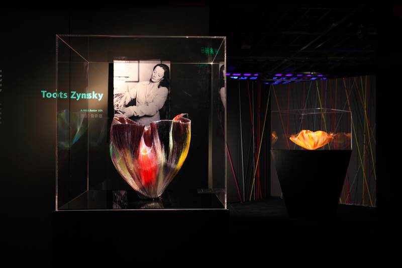 「Filet-de-verre」技法把顏色結合於3D立體雕塑。