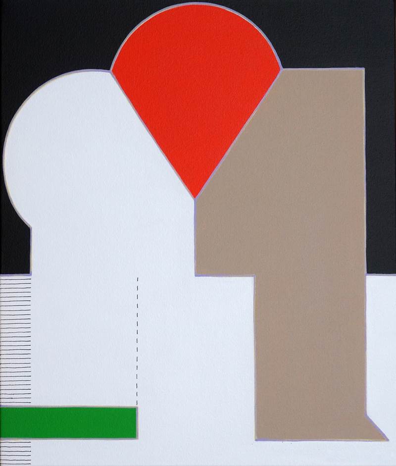 日本大阪的Yoshiaki Inoue Gallery帶來具體派藝術家Etsuko Nakatsuji中辻悦子的《Human Figure》。