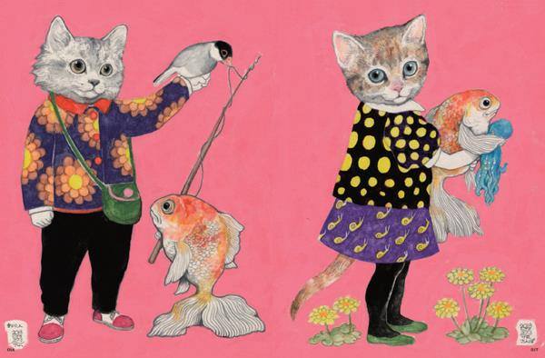 樋口裕子(Higuchi Yuko) 貓咪作品