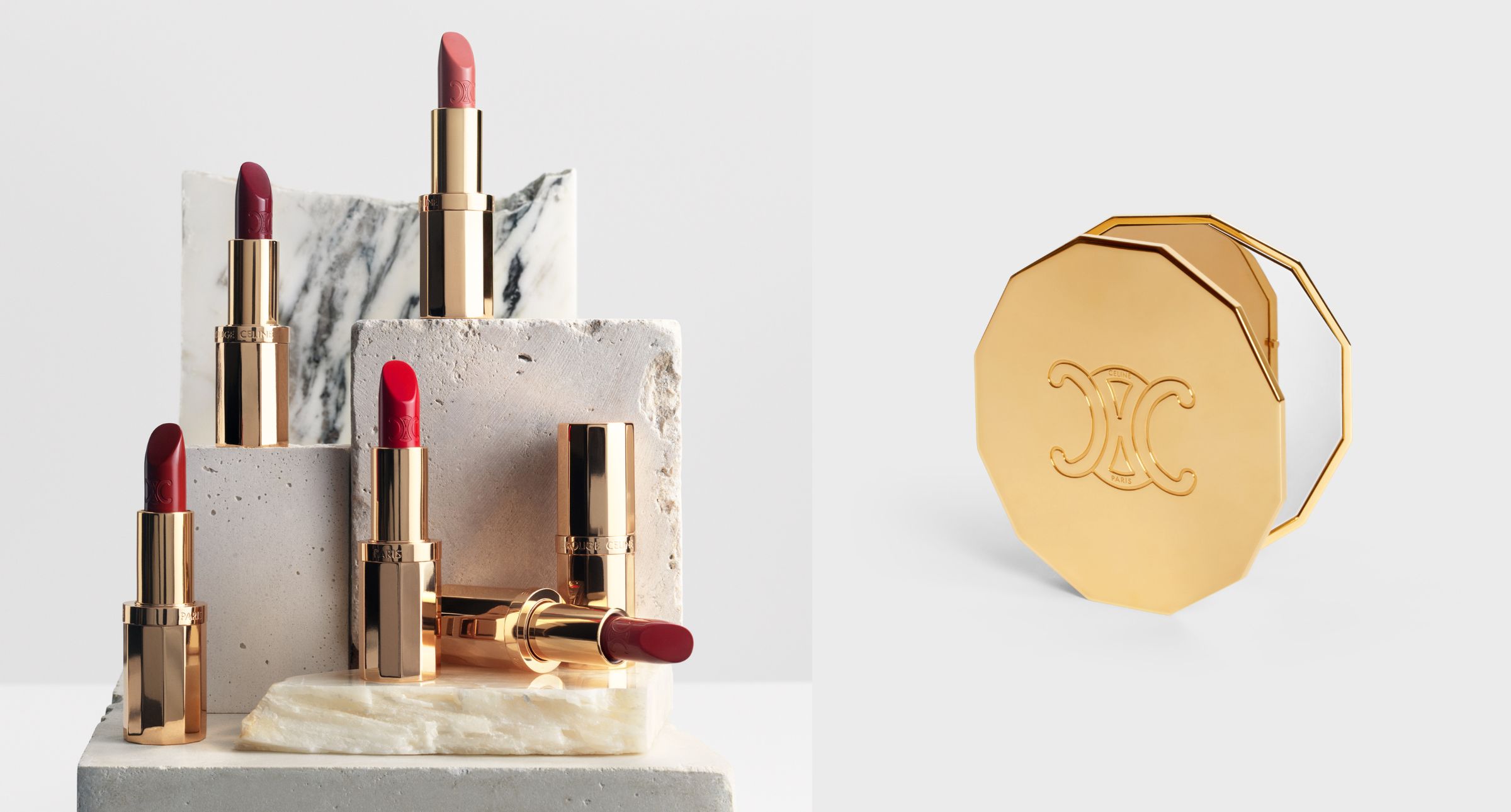 唇上的復古法式優雅，CELINE LE ROUGE 柔緞唇膏完整 15 色在春季...